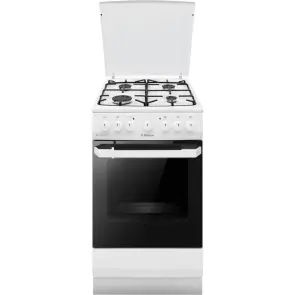 Плита Hansa комбинированная, 50х60см, 62л, эмаль, газ контр., белый №2