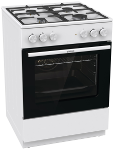 Плита Gorenje комбинированная, 71л, 60x60см, чугун, белый №4