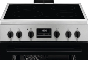 Плита Electrolux электрическая стеклокерамическая, 58л, 60x60см, дисплей, конвекция, пара, нерж. №3