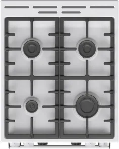 Плита Gorenje комбинированная, 70л, 50x60см, дисплей, чугун, белый №9