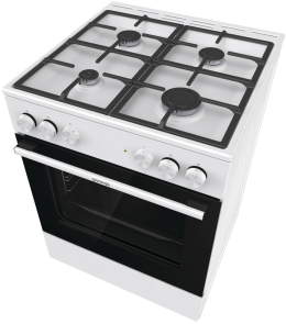 Плита Gorenje комбинированная, 71л, 60x60см, чугун, белый №7