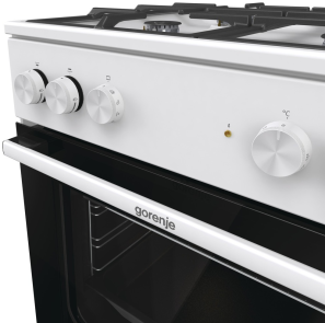 Плита Gorenje комбинированная, 71л, 60x60см, чугун, белый №8