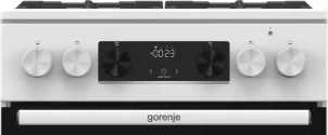 Плита Gorenje комбинированная, 70л, 50x60см, дисплей, чугун, белый №11