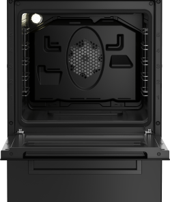 Плита Beko комбинированная, 60л, 50x60см, дисплей, конвекция, чугун, черный №6