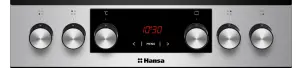 Плита Hansa комбінована, 50х60см, 65л, чавун, газ контр., дисплей, нержавіюча сталь №4