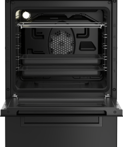 Плита Beko комбинированная, 60л, 50x60см, дисплей, конвекция, чугун, черный №7