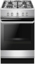 Плита Hansa газовая, 50x60см, 67л, эмаль, газ контр., нержавеющая сталь