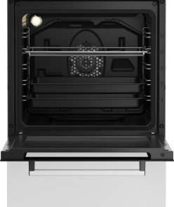 Плита Beko комбінована, 60л, 50x60см, дисплей, конвекція, чавун, білий №3