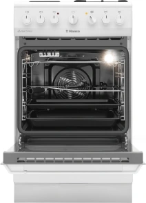 Плита Hansa из комби. вар. поверхностью, 50х60см, 65л, эмаль, газ контр., белый №4