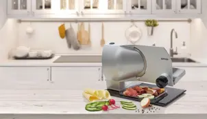 Скибороза Gorenje, 100Вт, лезвие-нержавеющая сталь, диаметр ножа-170мм, корпус-металл, серый №9