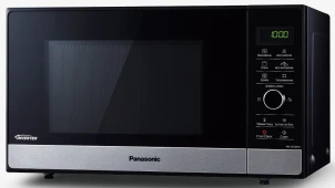 Мікрохвильова піч інверторна з грилем Panasonic, 23л, 1000Вт, дисплей, чорний №2