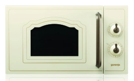 Мікрохвильова піч Gorenje, 20л, мех. керув., 700Вт, гриль, бежевий