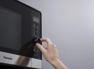 Мікрохвильова піч інверторна з грилем Panasonic, 23л, 1000Вт, дисплей, чорний №4