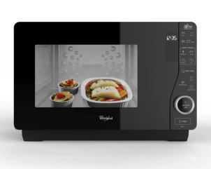 Микроволновая печь Whirlpool, 25л, электронное упр., 800Вт, гриль, дисплей, черный №3