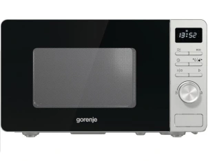 Мікрохвильова піч Gorenje, 20л, електр. керув., 800Вт, дисплей, нерж №1