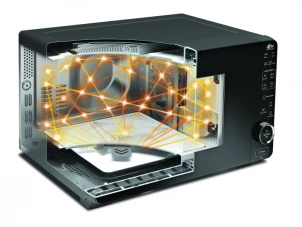 Микроволновая печь Whirlpool, 25л, электронное упр., 800Вт, гриль, дисплей, черный №5