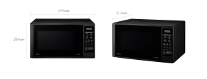 Микроволновая печь LG, 20л, электрон. управление, 700Вт, дисплей, черный №8