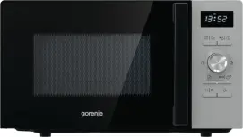 Микроволновая печь Gorenje, 20л, электр. рул., 800Вт, гриль, дисплей, 11 программ, нерж