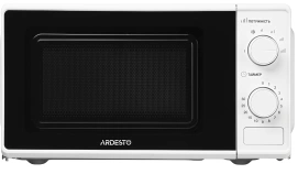Микроволновая печь ARDESTO, 20л, мех.управл., 700Вт, откр.кнопкой, белый