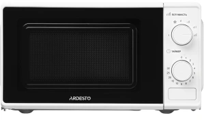 Мікрохвильова піч ARDESTO, 20л, мех.керув., 700Вт, відкр.кнопкою, білий №1