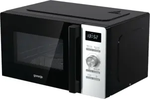Микроволновая печь Gorenje, 20л, электр. рул., 800Вт, гриль, дисплей, 11 программ, нерж №4