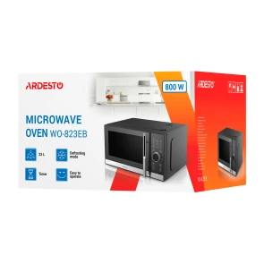 Микроволновая печь ARDESTO, 23л, электр.управл., 800Вт, дисплей, откр.ручкой, черный №8