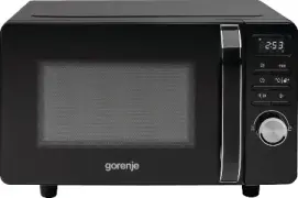 Микроволновая печь Gorenje, 20л, электр. управляющий, 700Вт, гриль, дисплей, черный