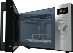 Микроволновая печь Gorenje, 20л, электр. рул., 800Вт, гриль, дисплей, 11 программ, нерж №10