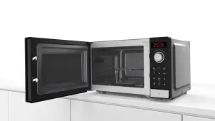 Мікрохвильова піч Bosch, 20л, електр. керув., 800Вт, гриль, дисплей, чорний №3