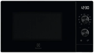 Микроволновая печь Electrolux, 25л, мех. управление, 900Вт, гриль, дисплей, инвертор, черный №1