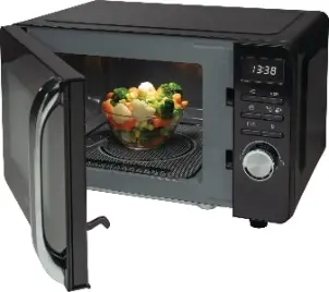 Мікрохвильова піч Gorenje, 20л, електр. керув., 700Вт, гриль, дисплей, чорний №6