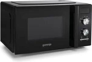 Микроволновая печь Gorenje, 20л, мех. управляющий, 800Вт, дисплей, черный №3
