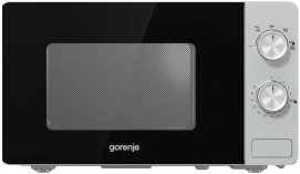 Микроволновая печь Gorenje, 20л, мех. управляющий, 800Вт, серебристый