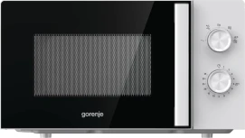 Микроволновая печь Gorenje, 17л, мех. управляющий, 700Вт, дисплей, белый