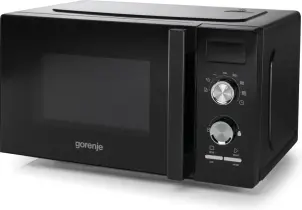 Микроволновая печь Gorenje, 20л, мех. управляющий, 800Вт, дисплей, черный №4