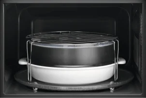 Микроволновая печь Electrolux, 25л, мех. управление, 900Вт, гриль, дисплей, инвертор, черный №7
