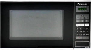 Мікрохвильова піч Panasonic, 20л, 800Вт, дисплей, відкр.кнопкою, нерж №2