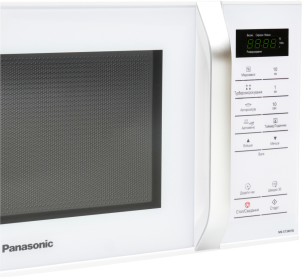 Микроволновая печь Panasonic, 25л, 800Вт, дисплей, ручкой открю, белый №4