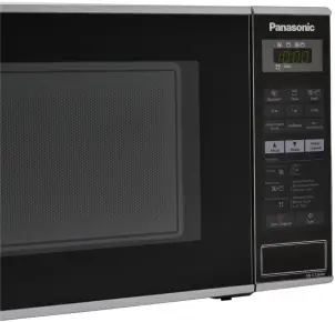 Мікрохвильова піч Panasonic , 20л, 800Вт, гриль, дисплей, нерж №4