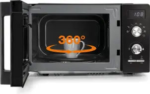 Микроволновая печь Gorenje, 20л, мех. управляющий, 800Вт, дисплей, черный №11