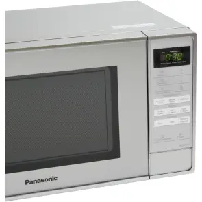 Мікрохвильова піч Panasonic, 20л, електр.управл., 800Вт, дисплей, сріблястий №5