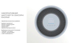 Осушувач повітря Cooper&Hunter CH-D014WDC-30LDWF, 30л.на добу, 42м.кв , 185м3/год, 505Вт, дисплей, ел.кер-ня, сушка X-fan, Wi-Fi, таймер. , білий №11
