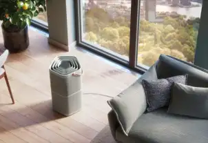Очищувач повітря Electrolux, 92м2, 442м3/год, дисплей, 5-и шаровий HEPA фільтр, Wi-Fi, 9 режимів, сірий №4