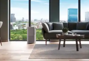 Очищувач повітря Electrolux, 92м2, 442м3/год, дисплей, 5-и шаровий HEPA фільтр, Wi-Fi, 9 режимів, сірий №5