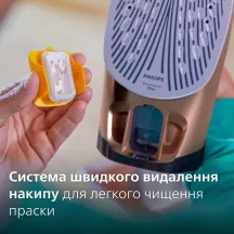 утюг Philips 7500 Series, 3200Вт, 300мл, паровой удар -260гр, постоянный пар - 50гр, нерж. сталь, синий