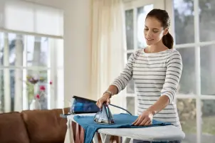 утюг-парогенератор Philips PerfectCare Compact, 2400Вт, 1500мл, паровой удар -420гр, постоянный пар - 120гр, керам. подошва, синий №2