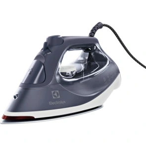 Праска Electrolux, 2400Вт, 330мл, паровий удар 160гр, керам. підошва, сіро-білий №2