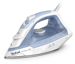 утюг Tefal Virtuo 30, 2000Вт, 240мл, паровой удар -120гр, постоянная пара - 27гр, керам. подошва, бело-голубой