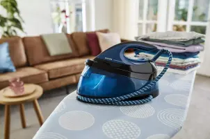 утюг-парогенератор Philips PerfectCare Compact, 2400Вт, 1500мл, паровой удар -420гр, постоянный пар - 120гр, керам. подошва, синий №5