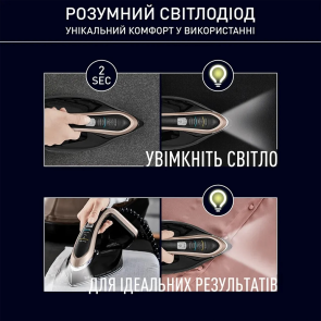Праска-парогенератор Tefal Pro Express Vision, 3000Вт, 1200мл, паровий удар -800гр, постійна пара - 180гр, керам. підошва, чорно-золотий №6